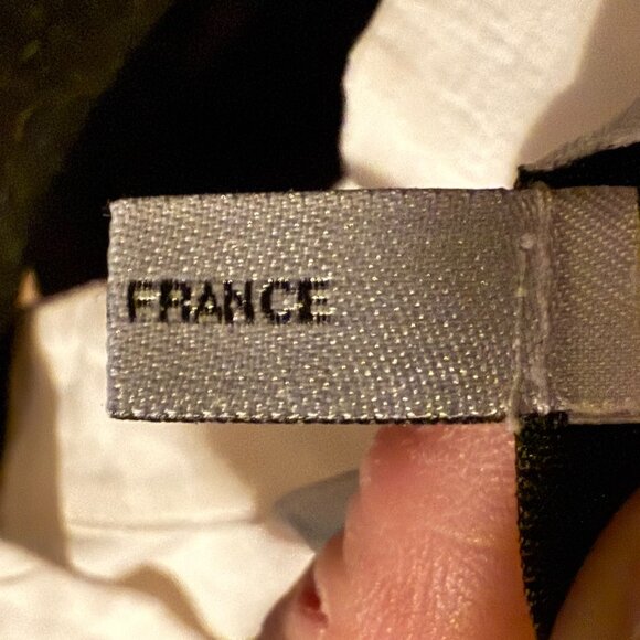 Yves Saint Laurent Ivory Cotton Dress F 42 Vintage with button skirt - Picture 10 of 14